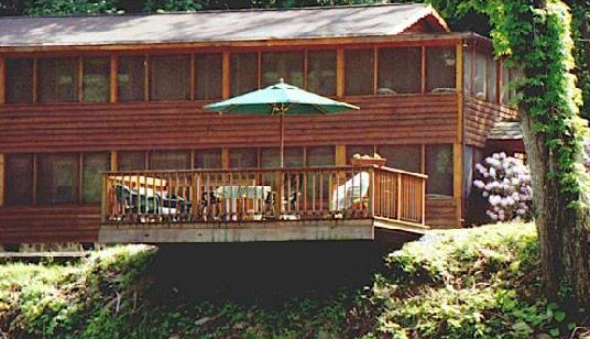 Main Lodge Deck and Exterior