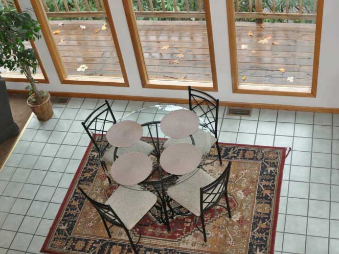Dining Area with Windows